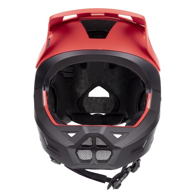 Šalmas FORCE Drop // dydis: S - M (55-58 cm) (juoda/raudona) 2