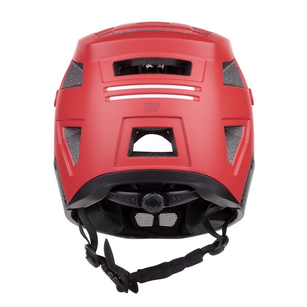 Šalmas FORCE Drop // dydis: S - M (55-58 cm) (juoda/raudona) 3