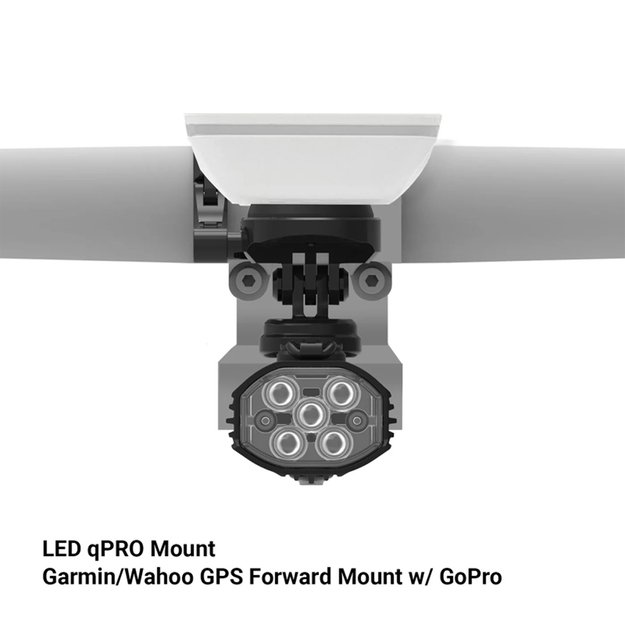 Žibintų ir  GoPro  tvirtinimo adapteris LEZYNE LED qPRO MOUNT  4