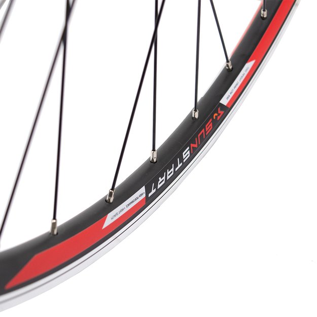 Galinis ratas Sunstart 28  // V-Brake + Kojinis, 19T, 36H, dvigubas, veržlė, be kniedžių, aliuminis 3