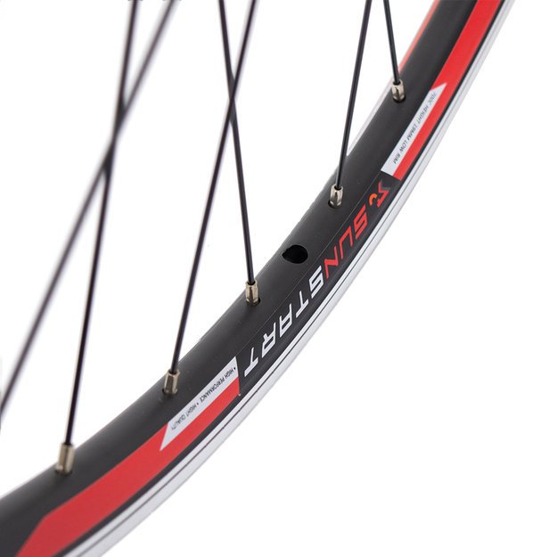 Galinis ratas Sunstart 28  // V-Brake, 36H, užsukamas žvaigždžių blokas, veržlė, dvigubas, aliuminis 3