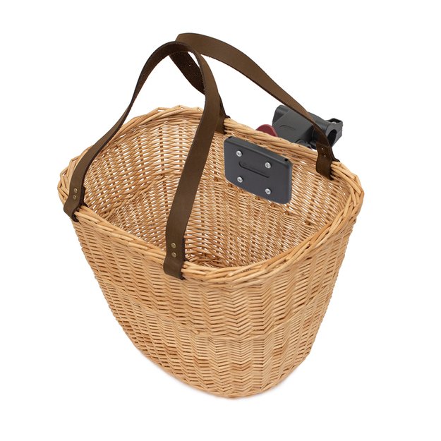 Dviračio krep&scaron;ys ant vairo // Lietuvos liaudies meistrų, rankų darbo, su laikikliu (smėlinis) 1