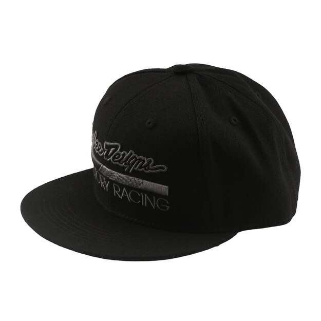 TLD FLAT BILL SNAPBACK FACTORY RACING BLACK / GRAY (78866900)