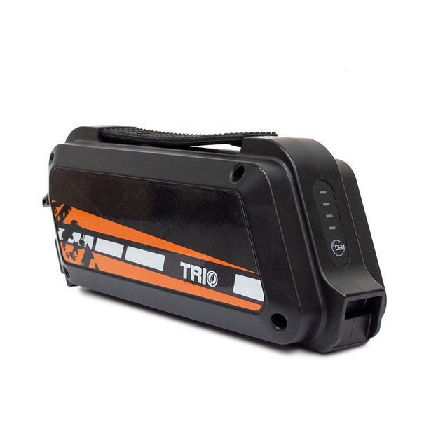 Elektrinio variklio akumuliatorius TRIO MTB 48V 8.8Ah 422Wh (juoda/oranžinė)