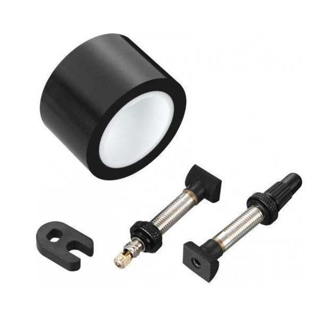 00.1918.126.005 - SRAM TUBELESS UNI VALVE/TAPE KIT 28MM, 2RIMS