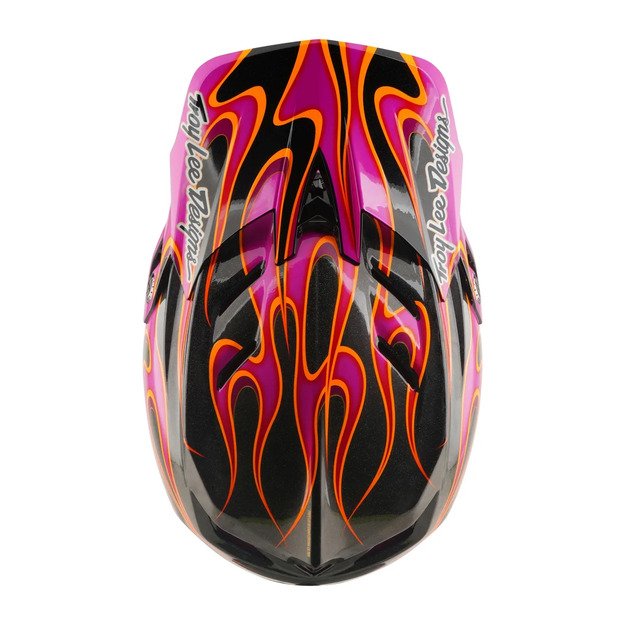 TLD HELMET D4 CARBON MIPS TORCHED CARBON / MAGENTA (13921201) 6