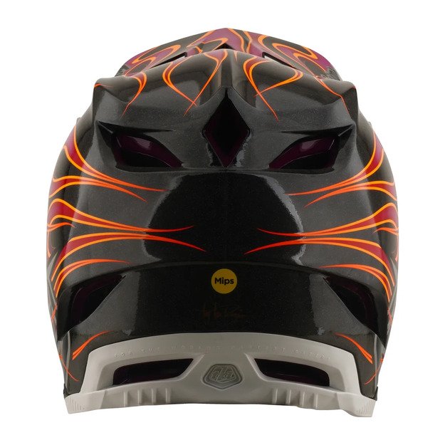 TLD HELMET D4 CARBON MIPS TORCHED CARBON / MAGENTA (13921201) 3