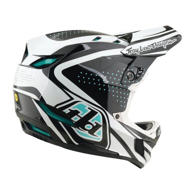 TLD HELMET D4 POLYACRYLITE MIPS THE LINE CHARCOAL / WHITE (17404700) 3