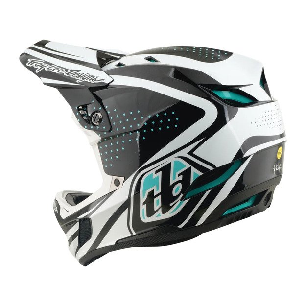 TLD HELMET D4 POLYACRYLITE MIPS THE LINE CHARCOAL / WHITE (17404700) 2