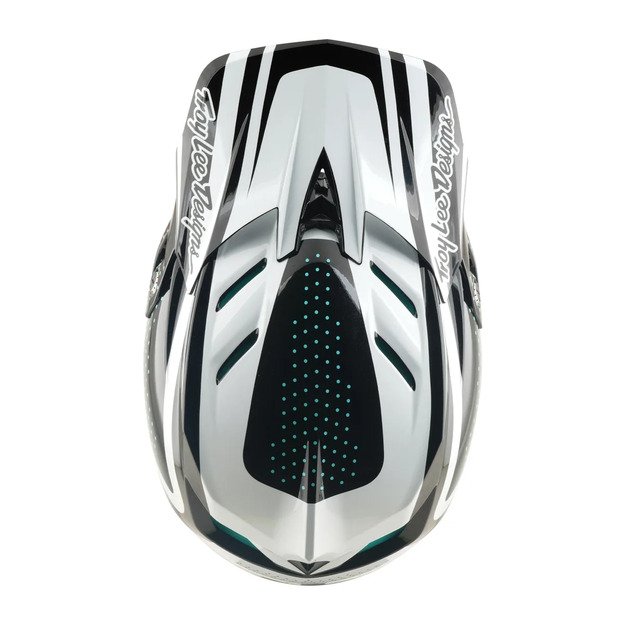 TLD HELMET D4 POLYACRYLITE MIPS THE LINE CHARCOAL / WHITE (17404700) 6