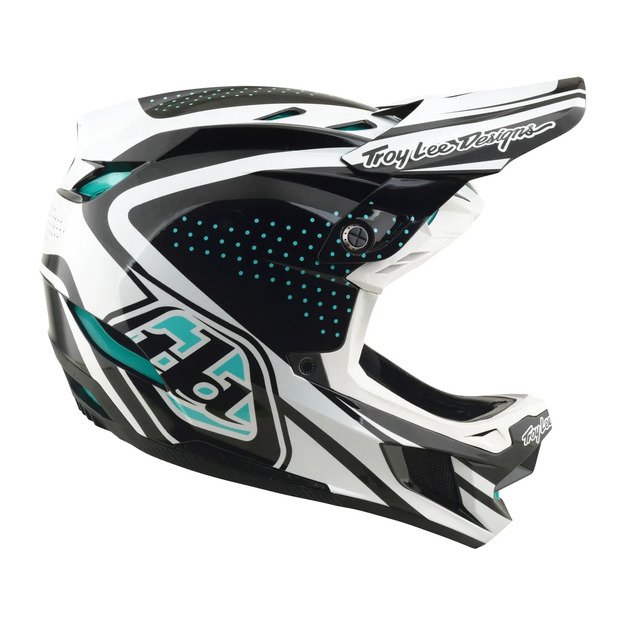 TLD HELMET D4 POLYACRYLITE MIPS THE LINE CHARCOAL / WHITE (17404700) 4