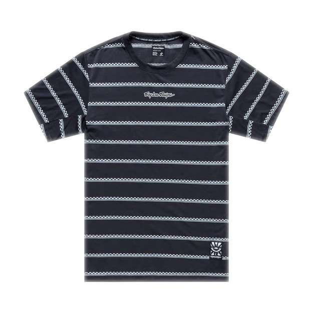TLD SHORT SLEEVE JERSEY SKYLINE RIDE TEE CHECKED OUT CARBON (38201600)