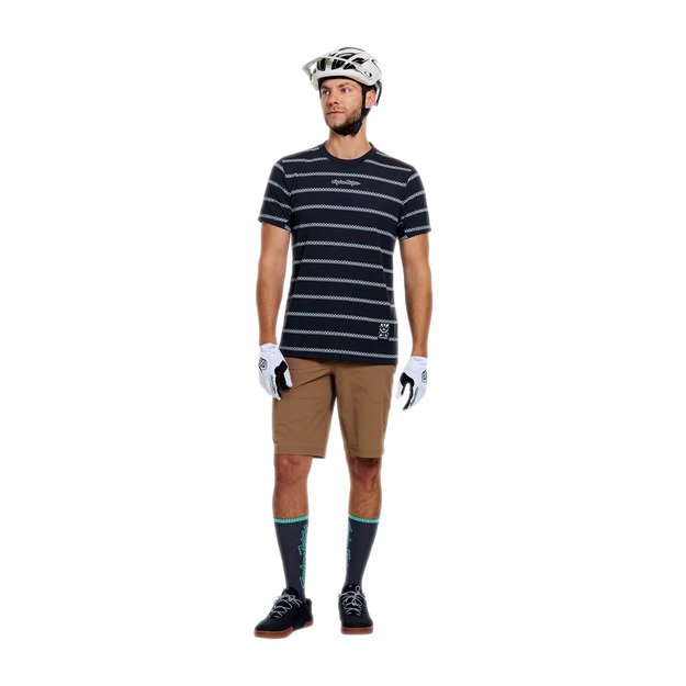 TLD SHORT SLEEVE JERSEY SKYLINE RIDE TEE CHECKED OUT CARBON (38201600) 4