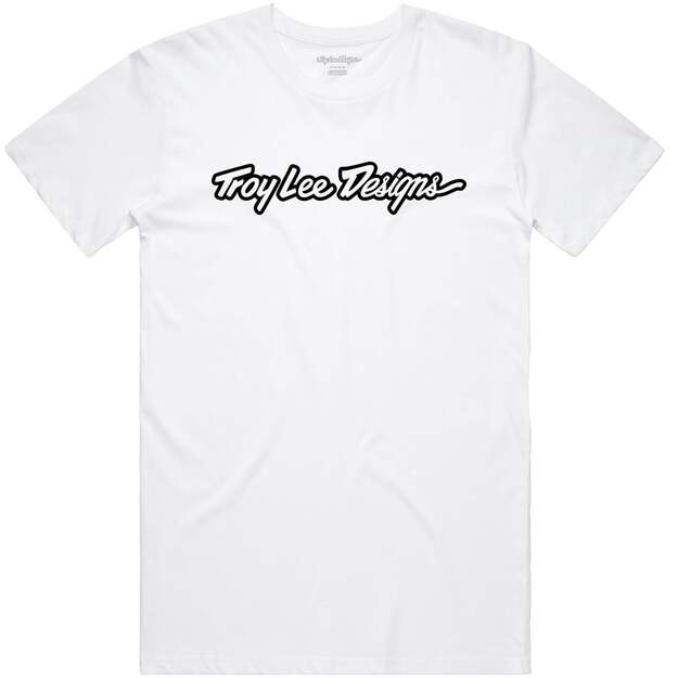 TLD SHORT SLEEVE TEE SIGNATURE WHITE / BLACK (70191709)