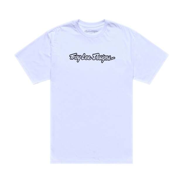 TLD SHORT SLEEVE TEE SIGNATURE WHITE / BLACK (70191709) 1