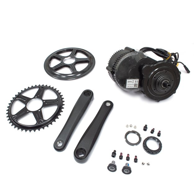 Elektrinio dviračio variklio komplektas E-Novation 350W 48V 13Ah // 44T, su akumuliatoriumi  2