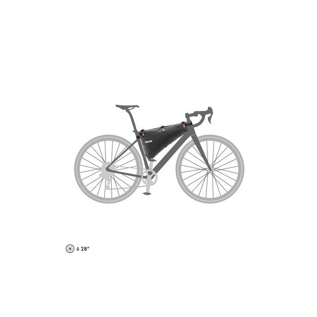 Krepšys Ortlieb Frame-Pack RC Black Matt (6 L)