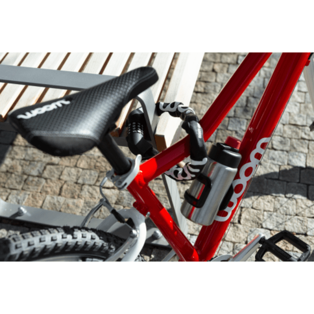 Spyna woom CHAIN LOCK su kodu (juoda)