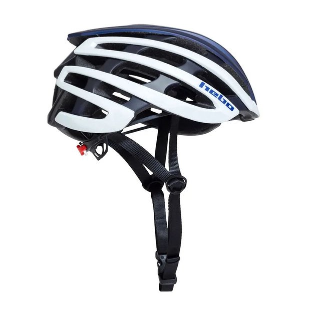 &Scaron;almas HEBO Casco Bici Core // dydis: 58-61 cm (balta/mėlyna)
