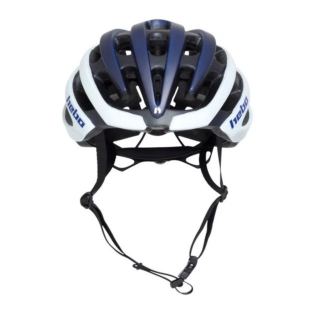 &Scaron;almas HEBO Casco Bici Core // dydis: 58-61 cm (balta/mėlyna)