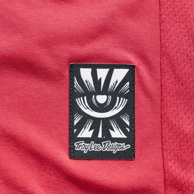 TLD MENS LONG SLEEVE JERSEY SKYLINE RIDE TEE FEATHERED EMBER RED (38384000)