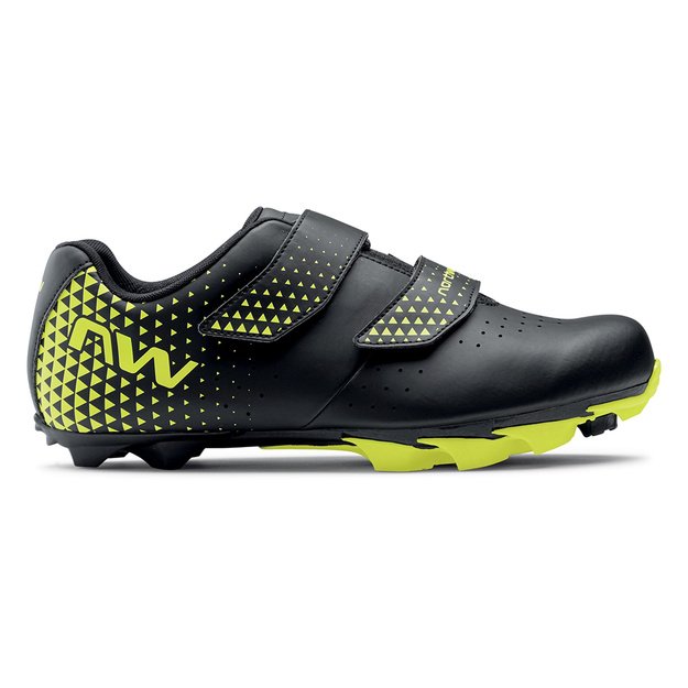 Batai NORTHWAVE Spike 3 // dydis: 39, Clip-In, MTB (juoda/geltona)
