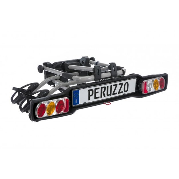 Autobagažinė Peruzzo Parma 3 dviračiam ant grąžulo (plienas, atlenkiama)