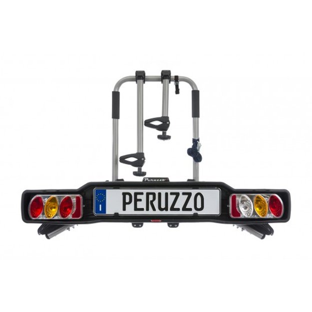 Autobagažinė Peruzzo Parma 3 dviračiam ant grąžulo (plienas, atlenkiama)