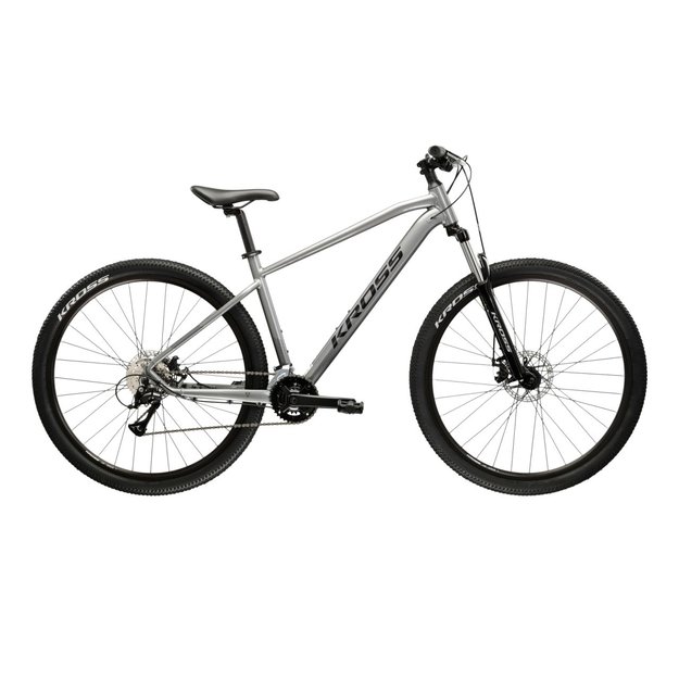 KROSS Hexagon 3.0 / GreyNavy Blue Gloss / kalnų (MTB) dviratis (27.5 ) MY25 