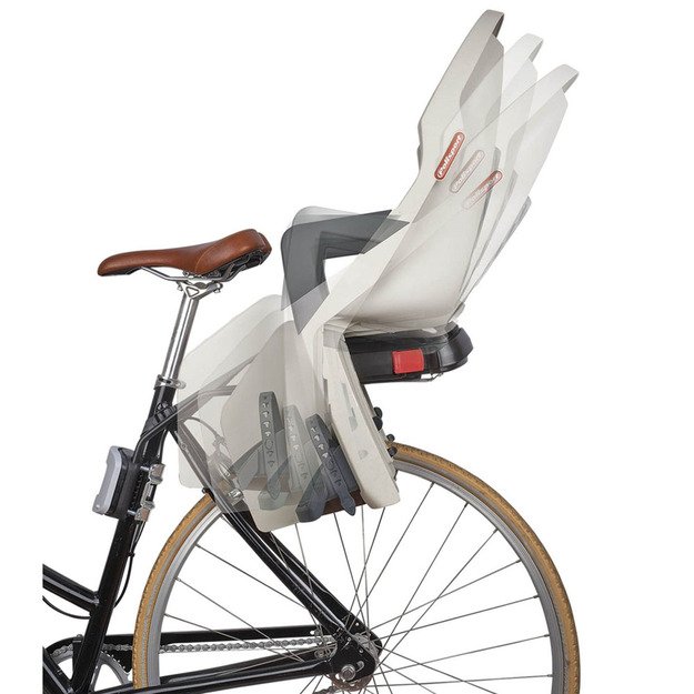 Dviračio kėdutė Polisport Guppy Maxi + RS, ant rėmo, su miego funkcija (kreminė) 2