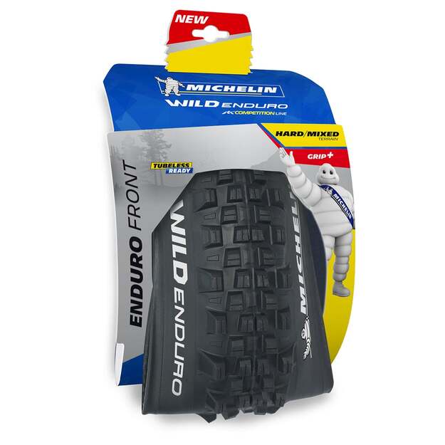 MICHELIN TIRE WILD ENDURO FRONT 27,5X2.60 COMPETITION LINE KEVLAR GUM-X3D TS TLR (539788) 1