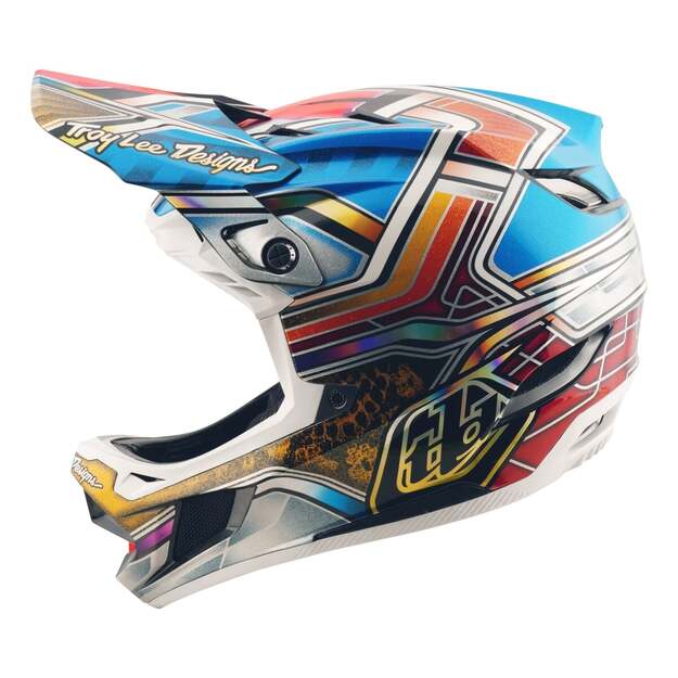 TLD HELMET D4 CARBON LOWRIDER BLUE (13996801)
