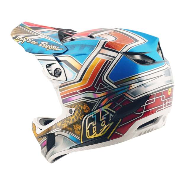 TLD HELMET D4 CARBON LOWRIDER BLUE (13996801) 1