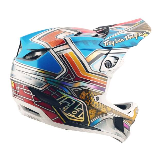 TLD HELMET D4 CARBON LOWRIDER BLUE (13996801) 3