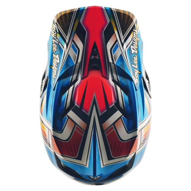 TLD HELMET D4 CARBON LOWRIDER BLUE (13996801) 6