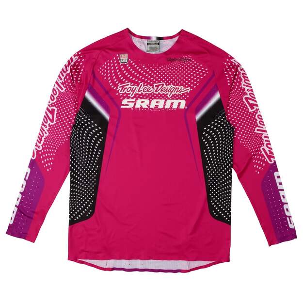TLD LONG SLEEVE JERSEY SPRINT ULTRA TROY LEE DESIGNS X SRAM RADIOSCAPE FUSCHIA (35695500)
