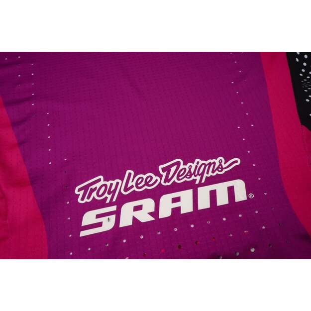 TLD LONG SLEEVE JERSEY SPRINT ULTRA TROY LEE DESIGNS X SRAM RADIOSCAPE FUSCHIA (35695500) 3