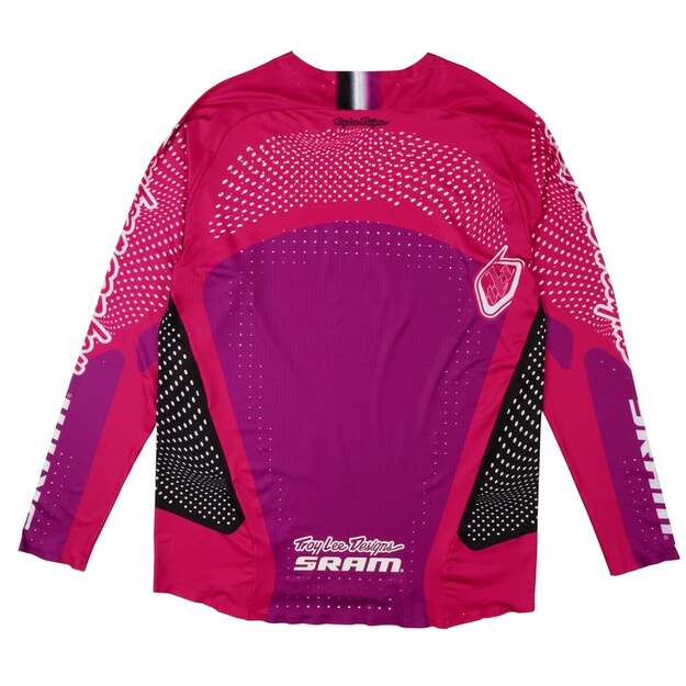 TLD LONG SLEEVE JERSEY SPRINT ULTRA TROY LEE DESIGNS X SRAM RADIOSCAPE FUSCHIA (35695500) 1