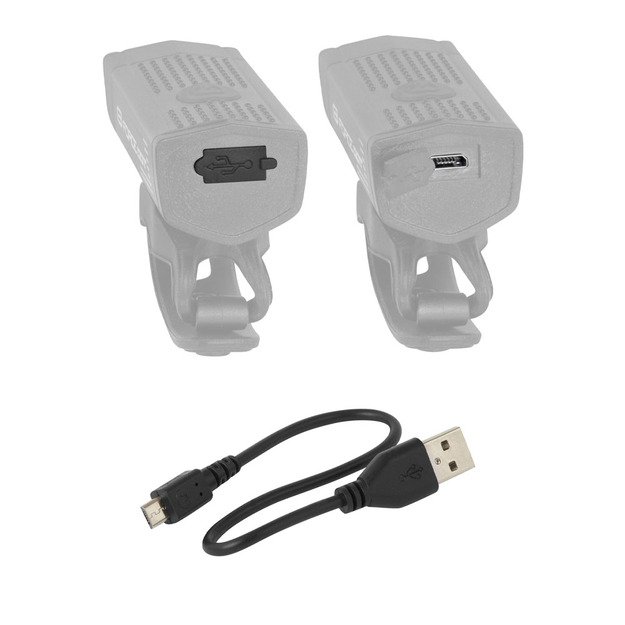 Priekinis žibintas FORCE Dot 300LM USB (juodas) 1