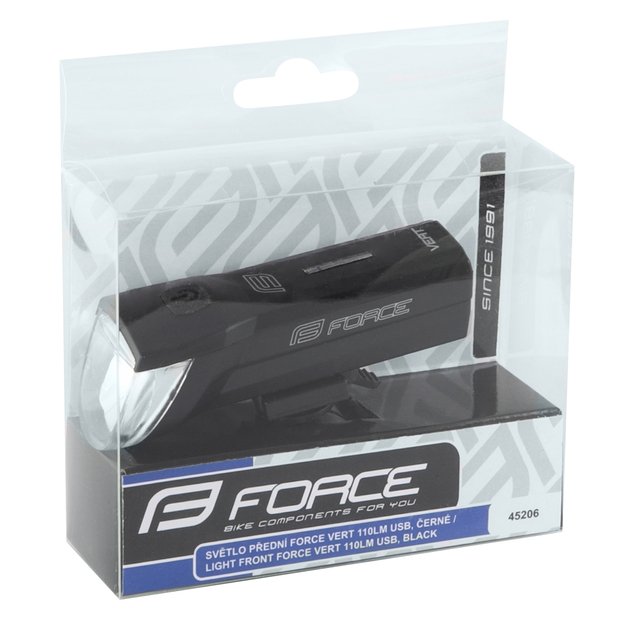Priekinis žibintas FORCE Vert 110LM USB 1