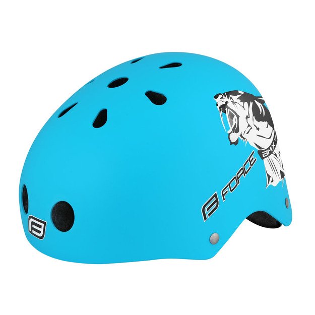 Šalmas FORCE BMX 58-63cm L-XL (matinė mėlyna) 5