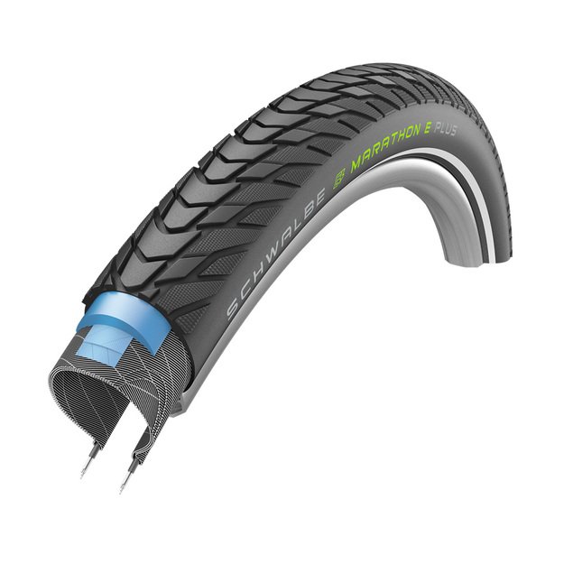 Padanga SCHWALBE MARATHON E-PLUS REFLEX ADDIX-E HS498 28X2.15 (55-622) 1