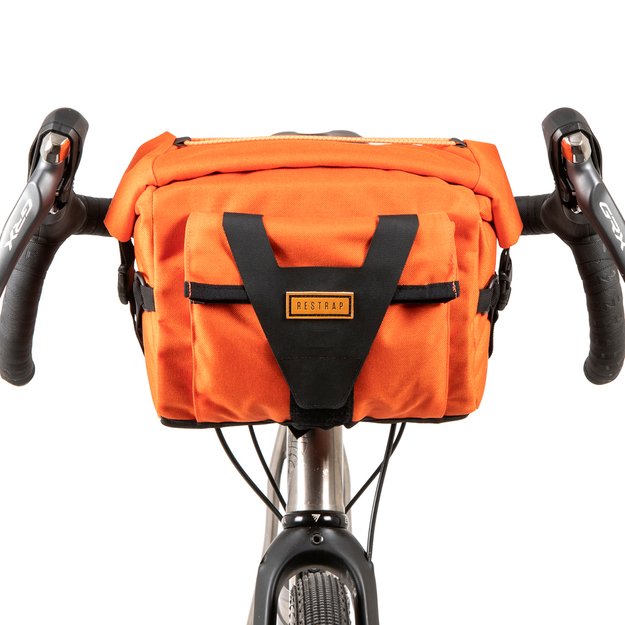 Restrap krepšys ant vairo 10L (Oranžinė)