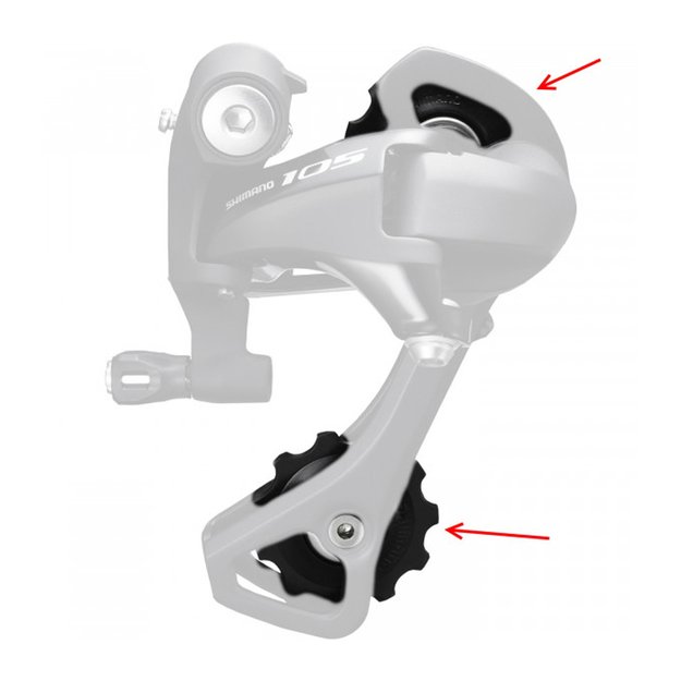 Galinio perjungėjo ratukai SHIMANO RD-5800 SS 1