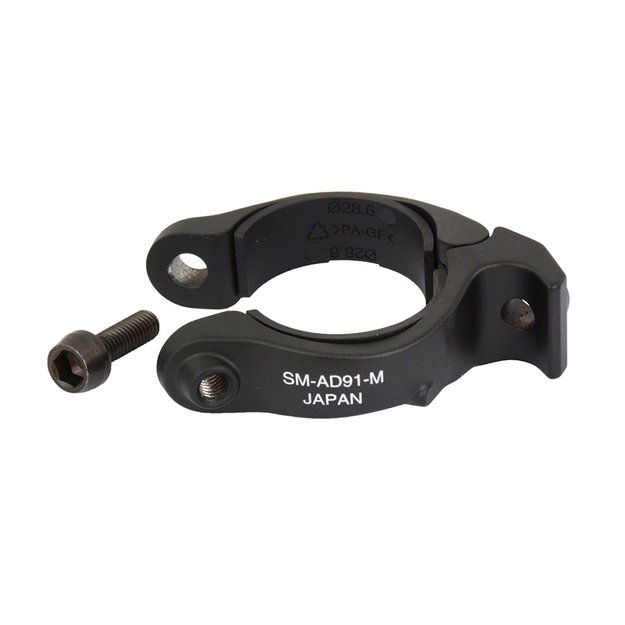 Priekinio pavarų perjungėjo laikiklis / fiksatorius Shimano SM-AD91 // 28.6/31.8 mm 1