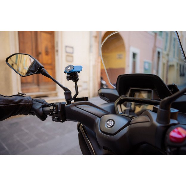 Quad Lock motorolerio/motociklo laikiklis ant veidrodėlio stiebo 1