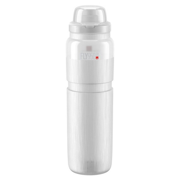 Gertuvė Elite FLY MTB 950ml (balta/pilkas logo)