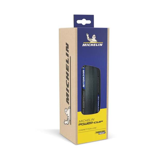 MICHELIN TIRE POWER CUP CLASSIC 700x32C COMPETITION LINE KEVLAR GUM-X TS TLR (386660) 1