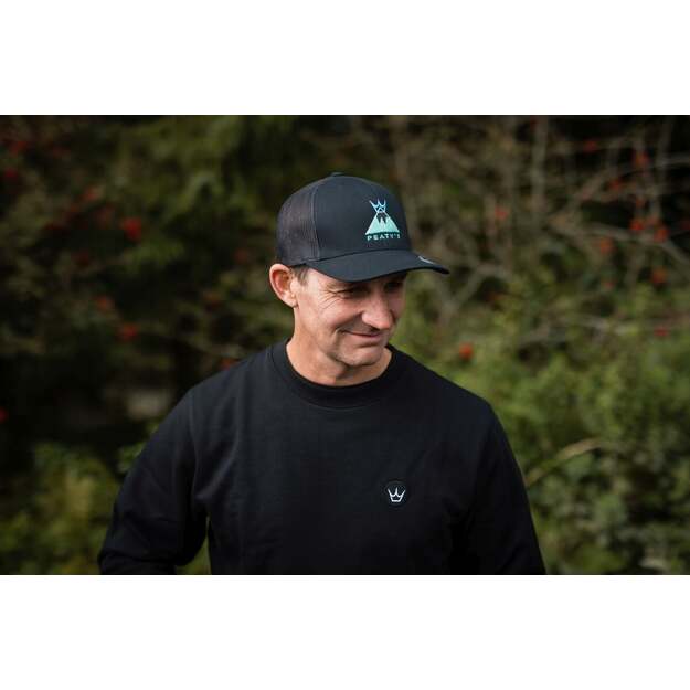 PEATY S PUBWEAR TRUCKER CAP SUMMIT BLACK (PPW-CAP-SMT-BLK) 1