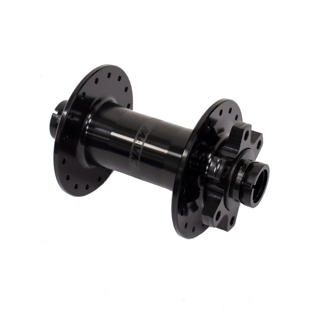 Priekinė stebulė MX801 CLASSIC DISC 6B // 32H, thru-axle (juoda)